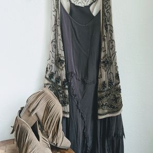 NWT Free People Tattered Up Slip Dress - XS